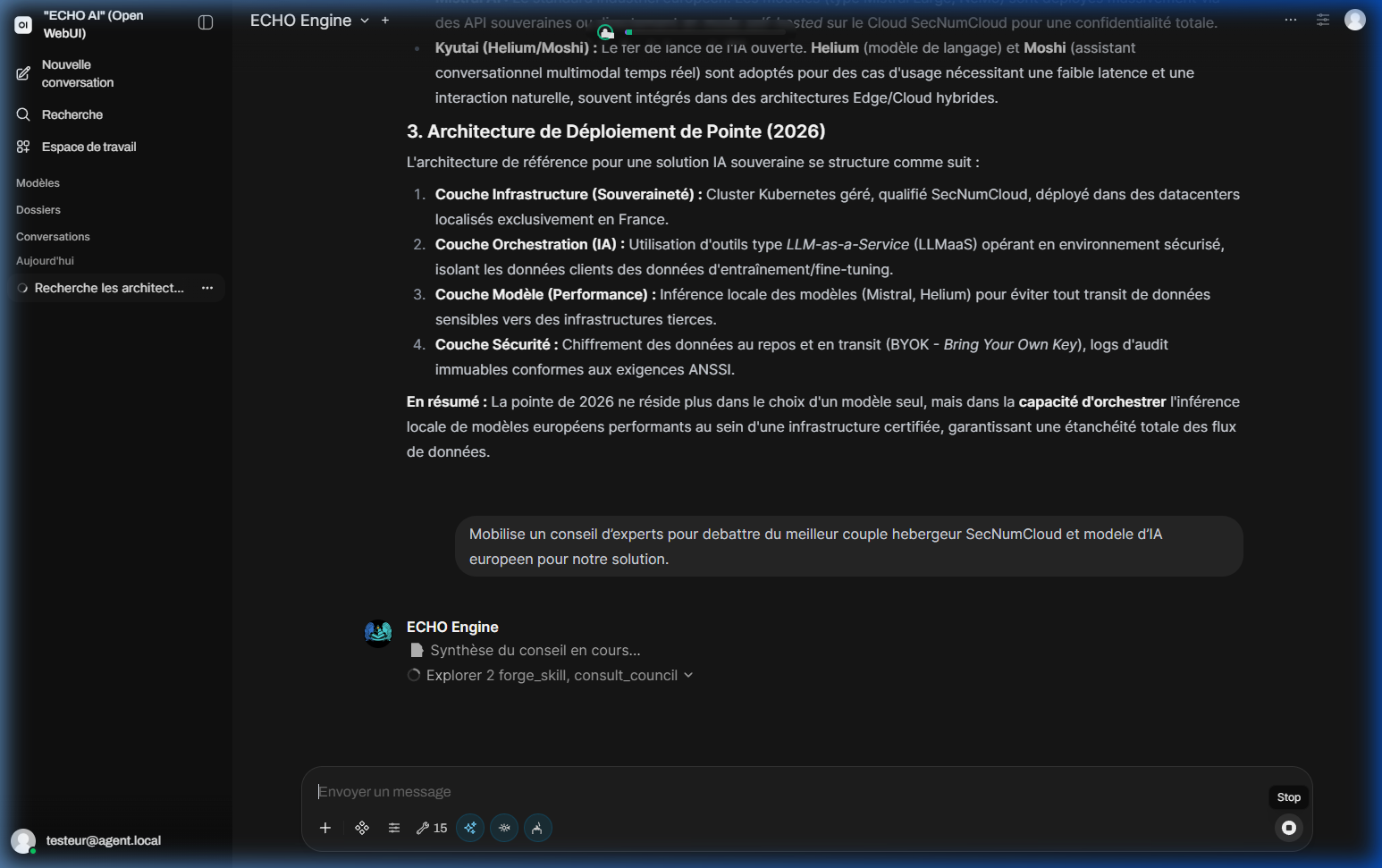 Activité du Conseil Delphi