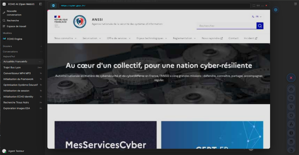 Navigateur Web Autonome ECHO